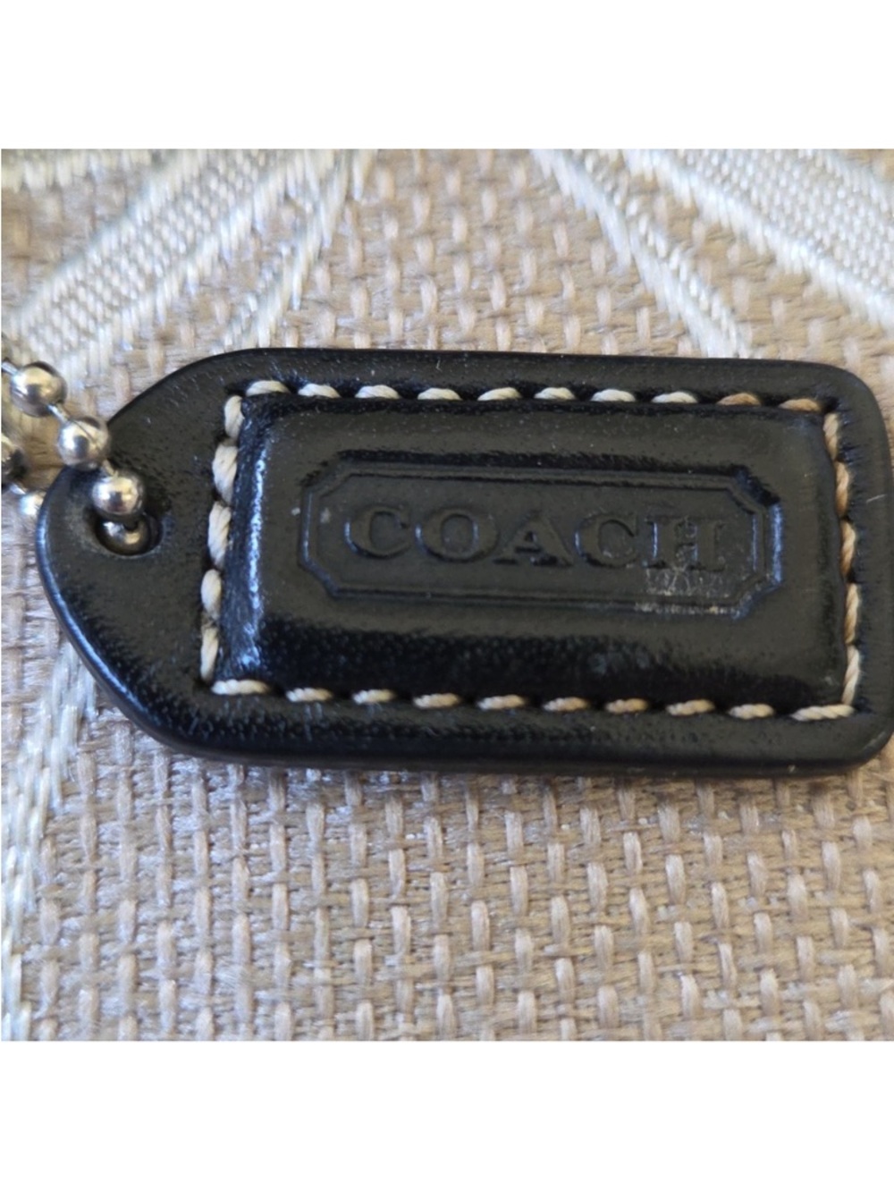 Coach Black and Khaki Signature Canvas Wristlet - Picture 4 of 6